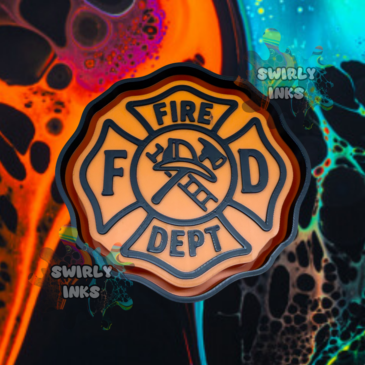Fire Dept Freshie Mold