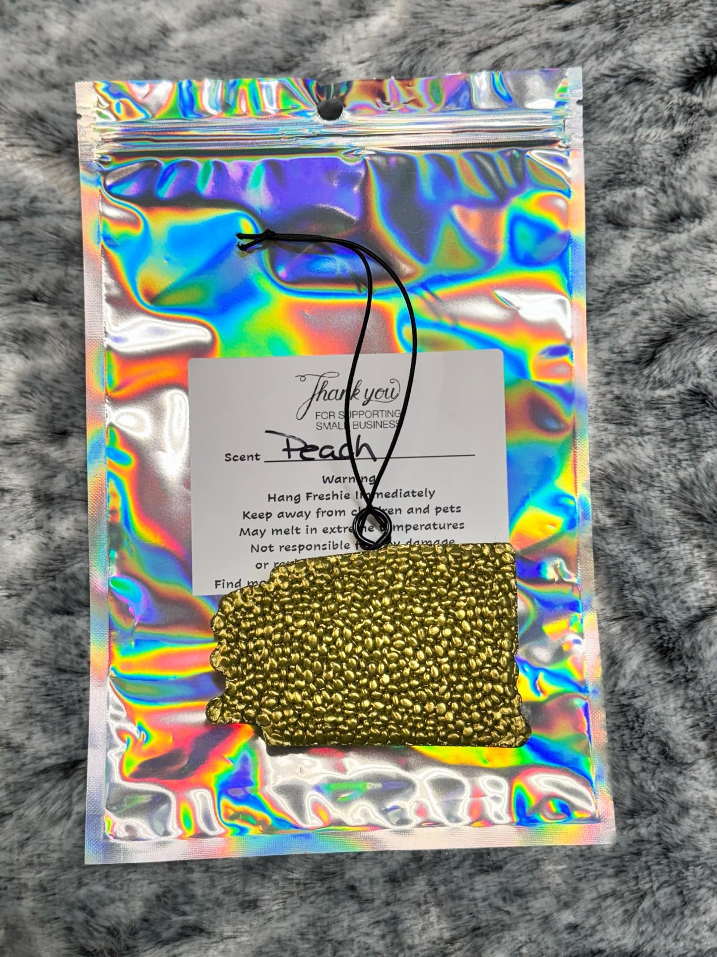 American Flag Car Freshie - Peach scent