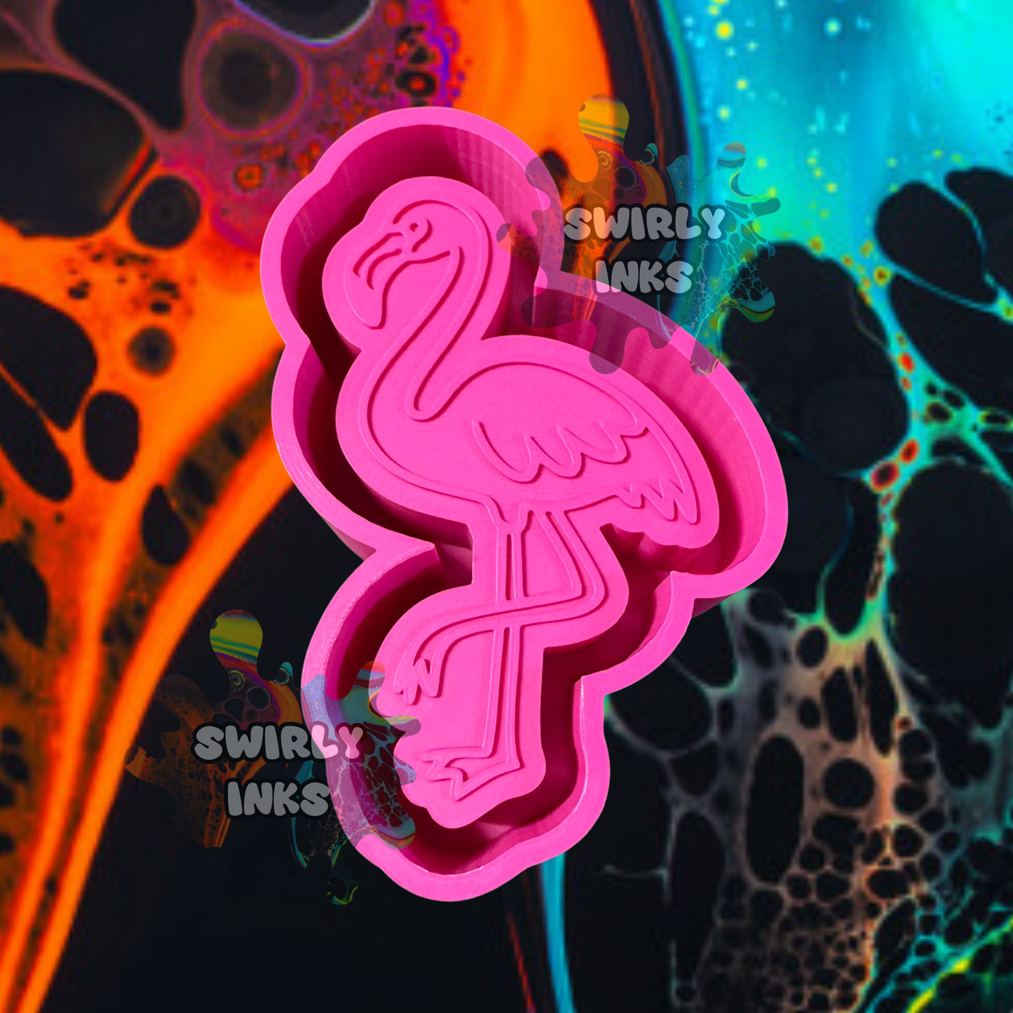 Flamingo Freshie Mold