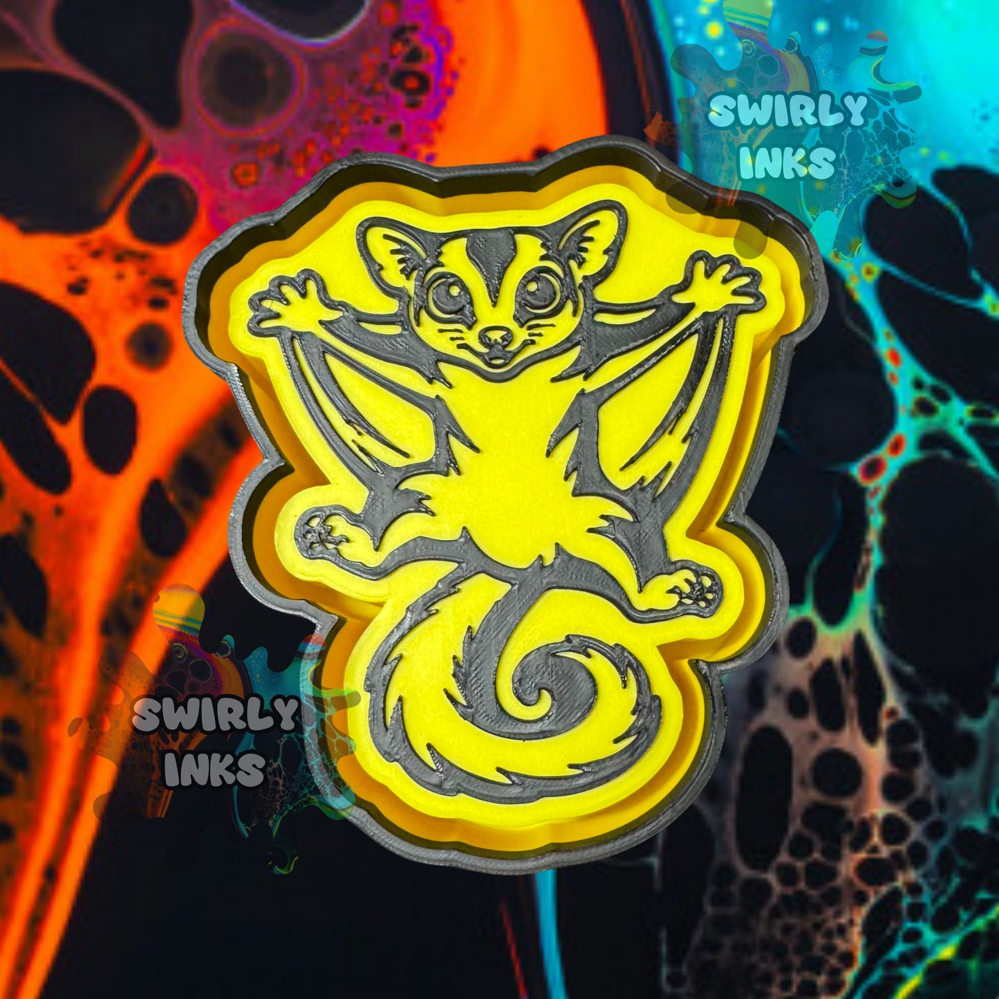 Flying Sugar Glider Freshie Mold