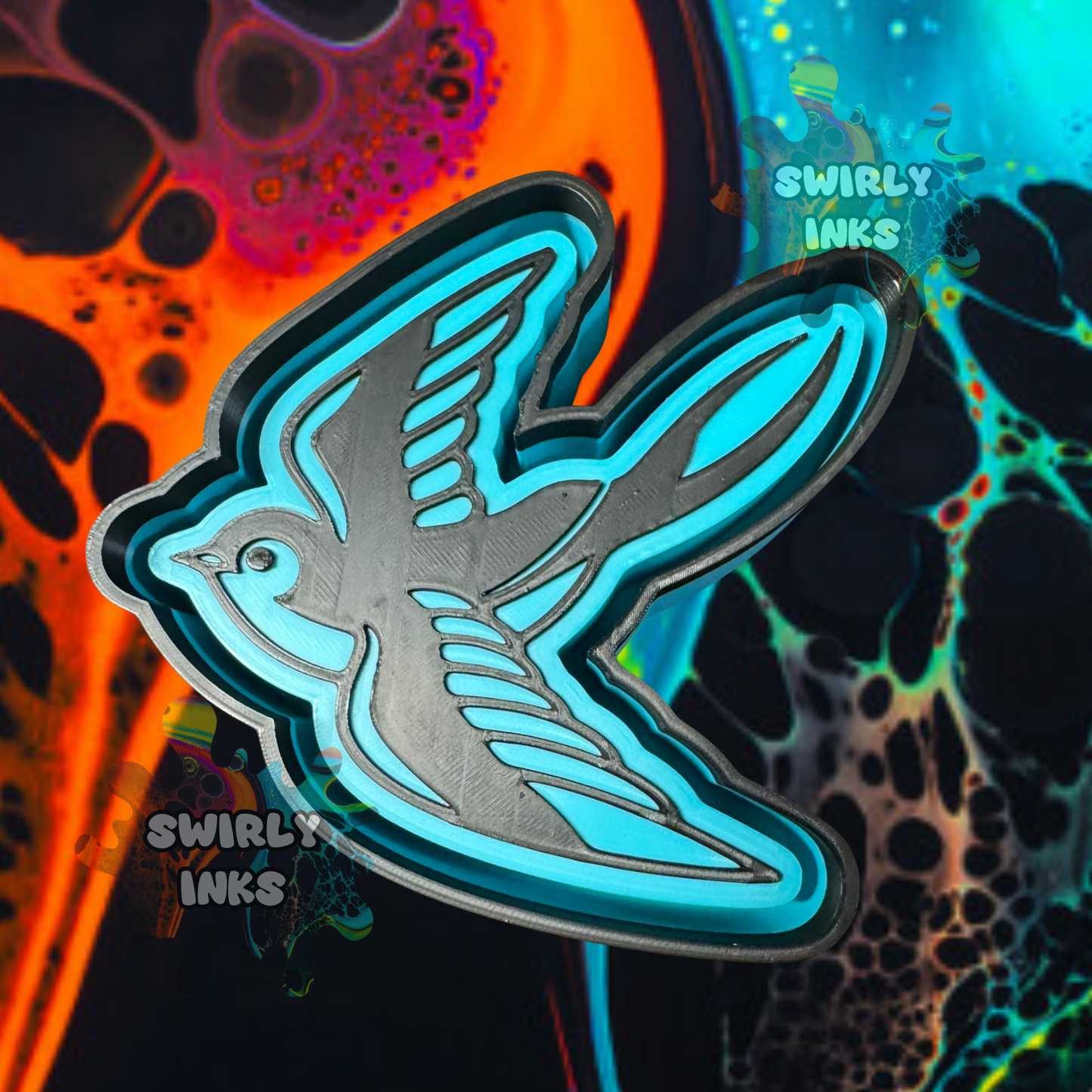 Flying Swallow Freshie Mold