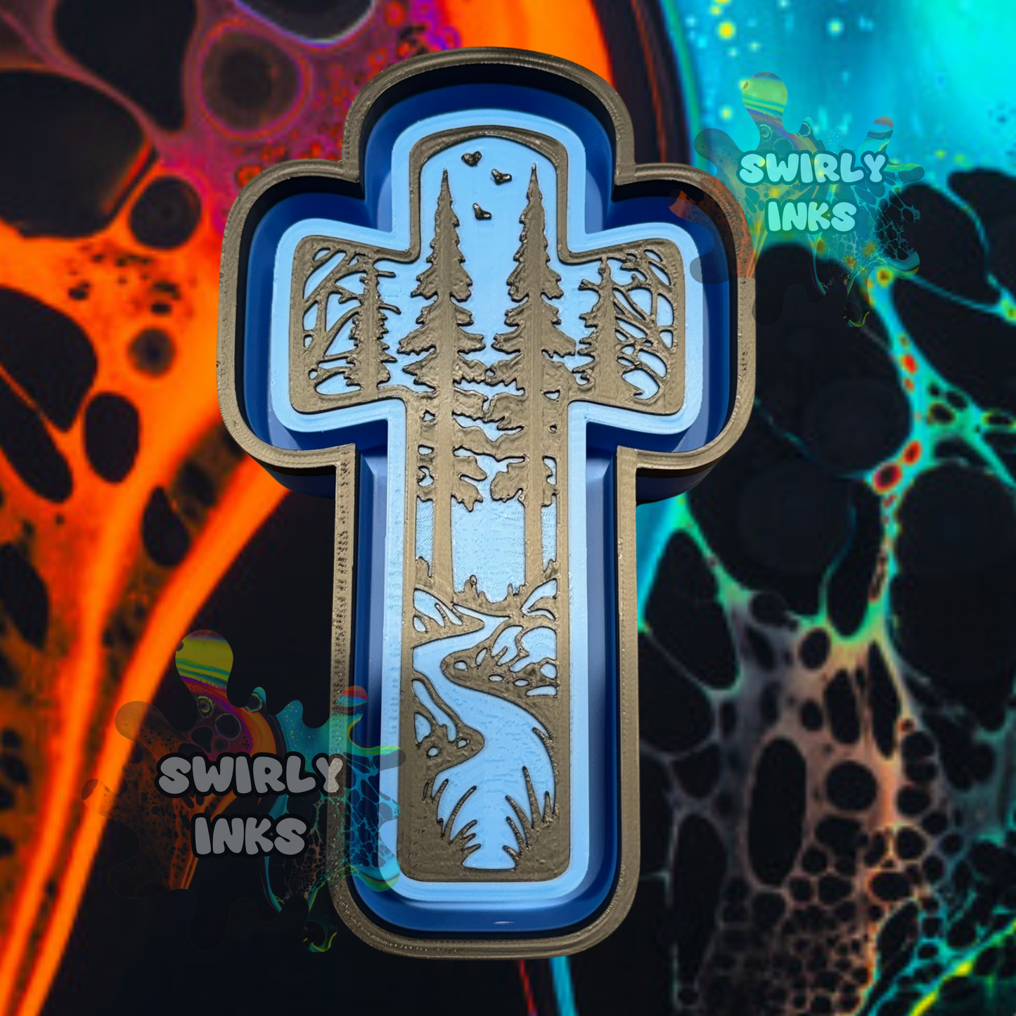 Forest River Cross Freshie Mold