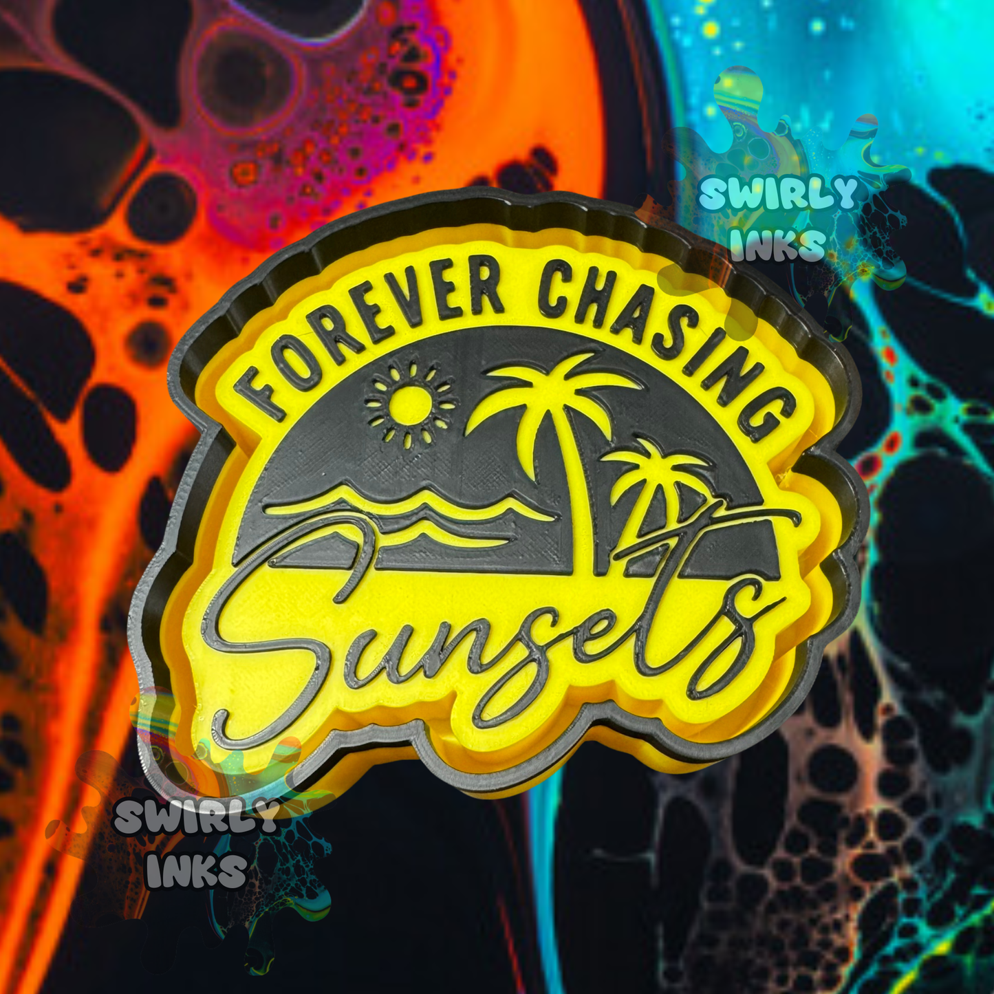 Forever Chasing Sunsets Freshie Mold