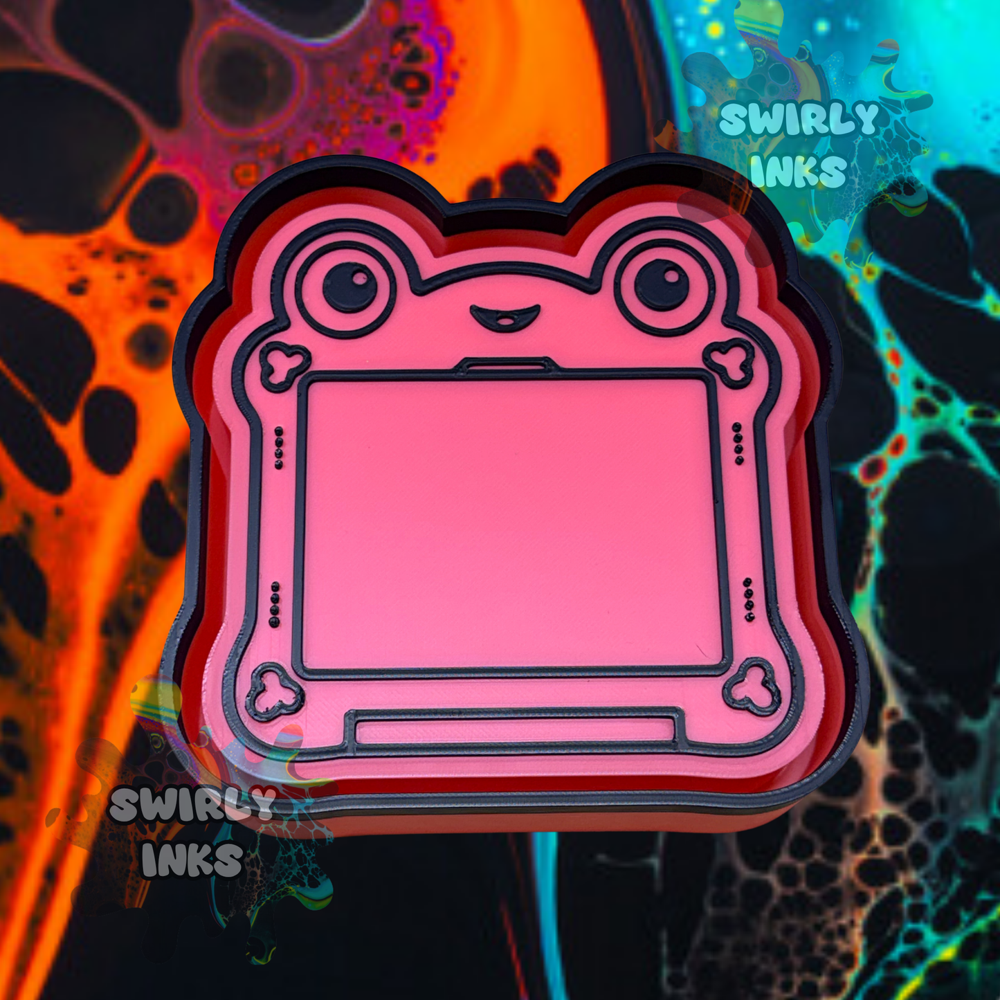 Frog Tablet Freshie Mold