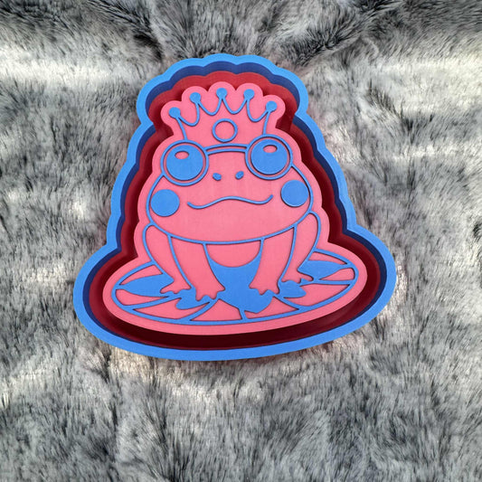 Frog With Crown Freshie Mold