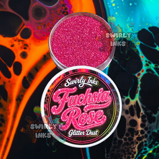 Fuchsia Rose Glitter Dust 1oz