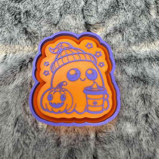 Ghost Coffee Pumpkin Freshie Mold