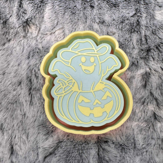 Ghost in Pumpkin Freshie Mold