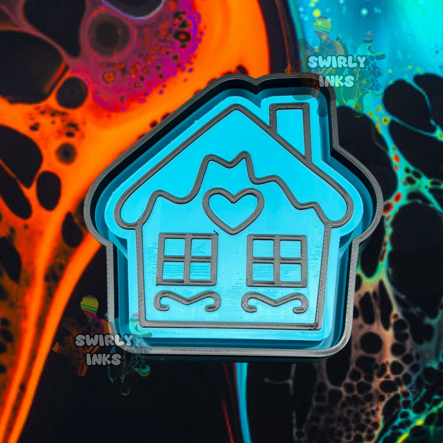 Gingerbread House Freshie Mold