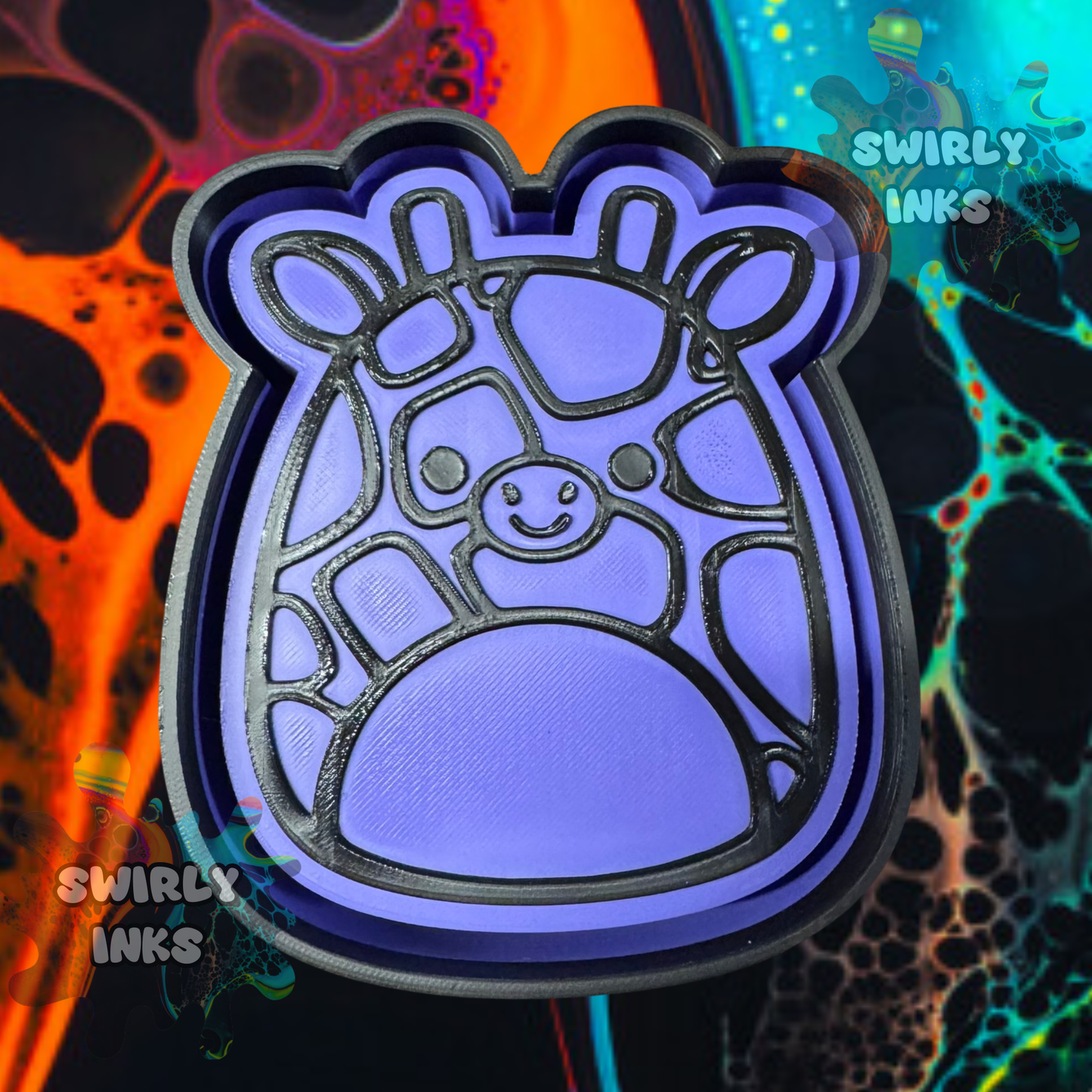 Giraffe Squishie Freshie Mold