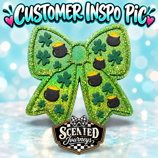 St. Patty Bow Freshie Mold