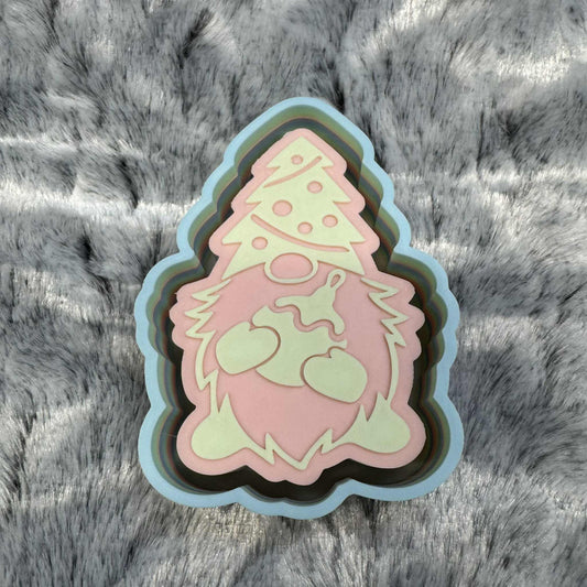 Gnome Christmas Ornament Freshie Mold