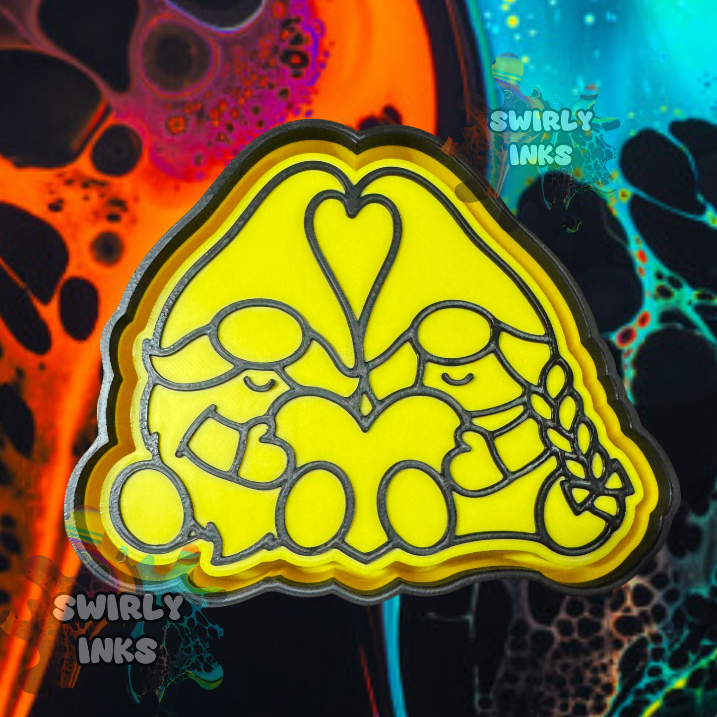 Gnomes with Heart Freshie Mold