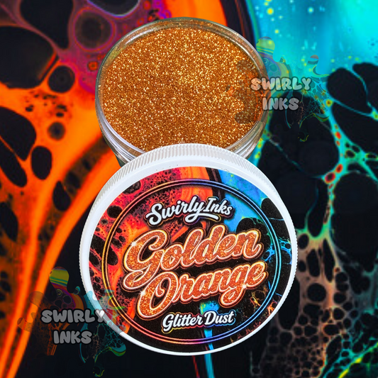 Golden Orange Glitter Dust 1oz