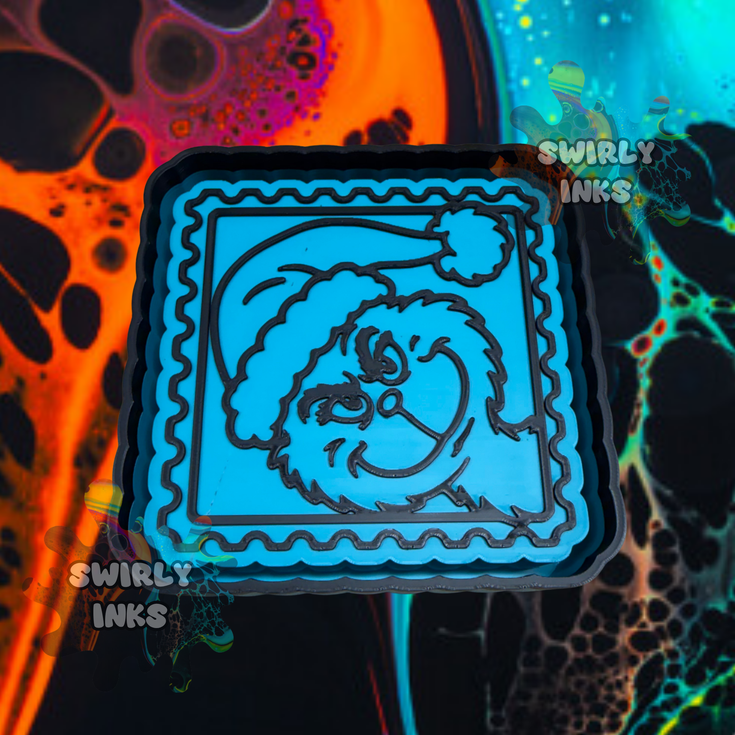Grump Stamp Freshie Mold