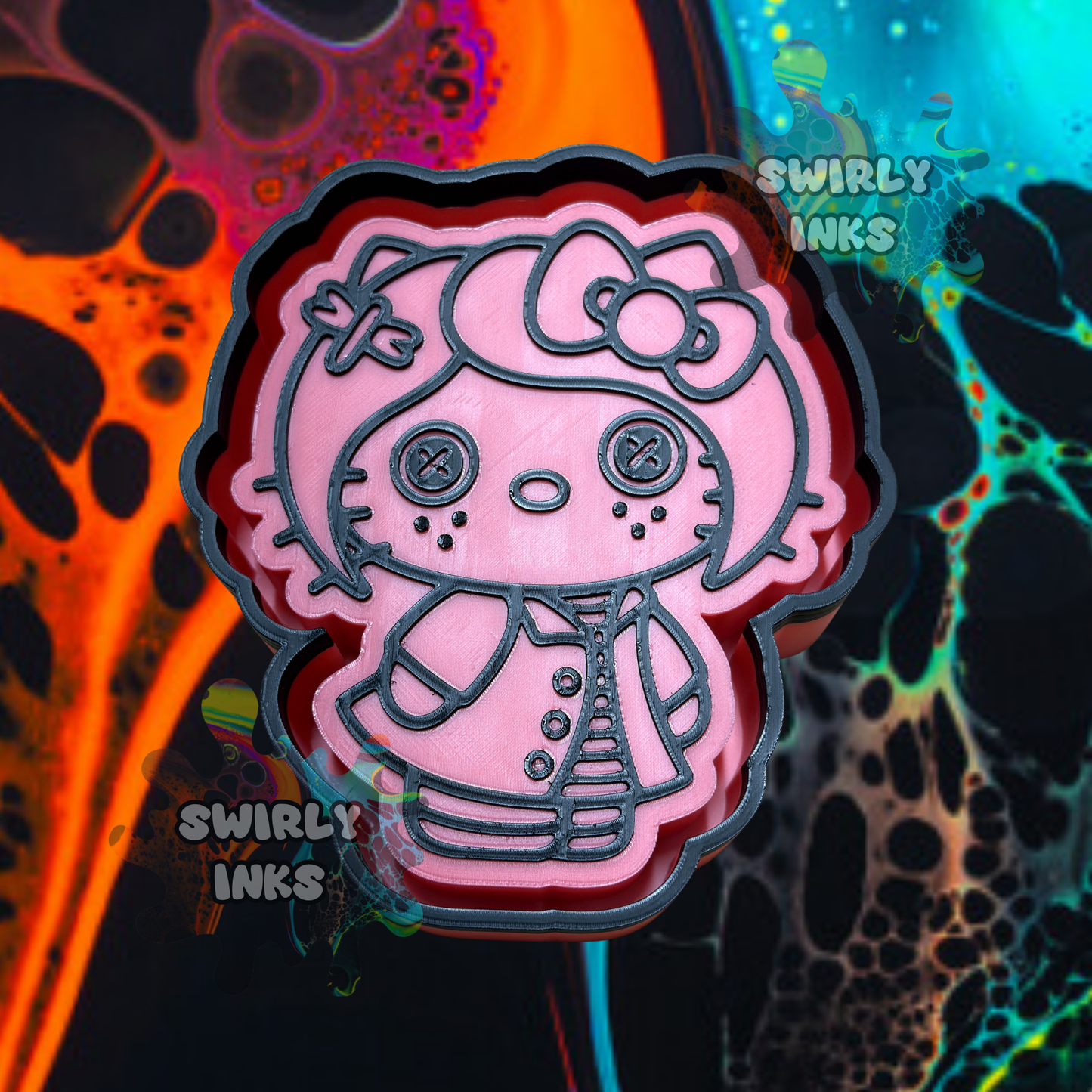 H K Cat Coraline Freshie Mold