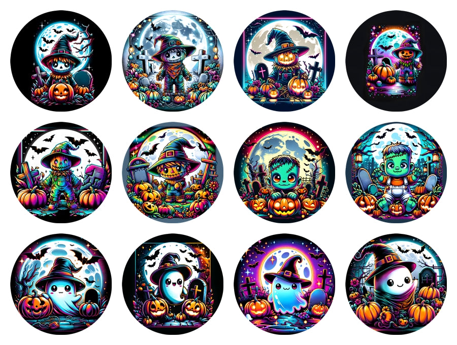3" Card stock Options for 4" Round Indented Freshie Mold