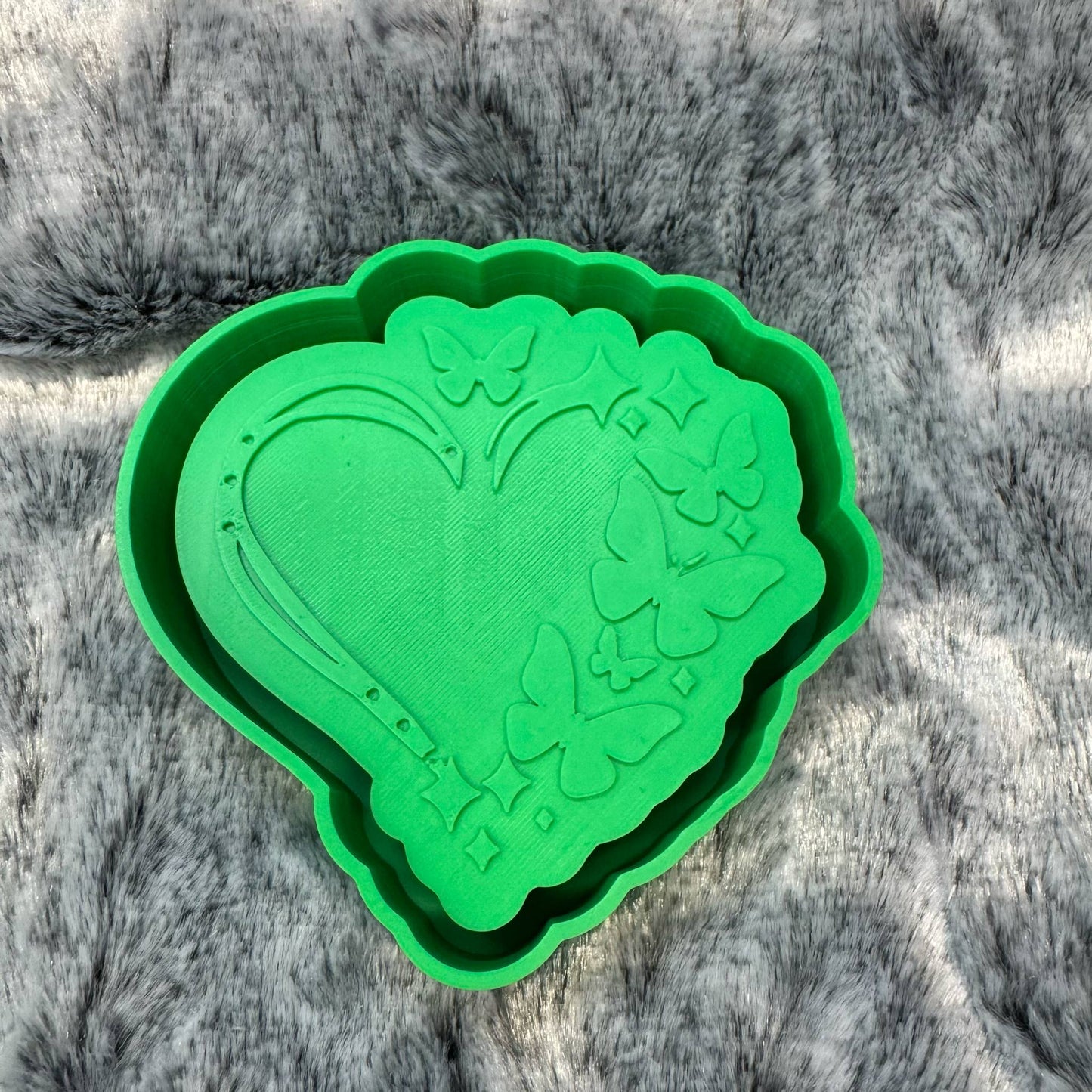 Heart Butterfly Freshie Mold