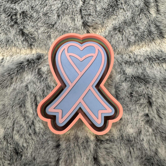 Heart Ribbon Freshie Mold