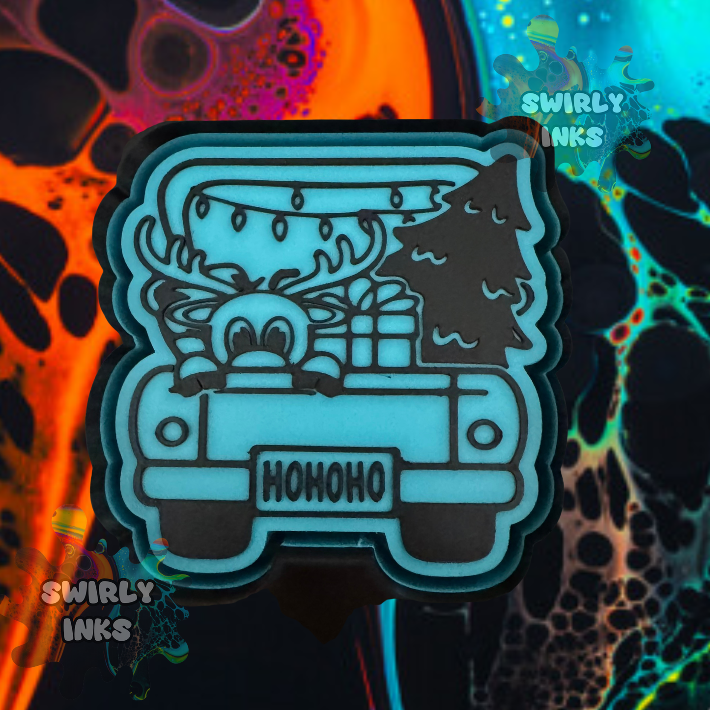 HoHoHo Christmas Truck Freshie Mold