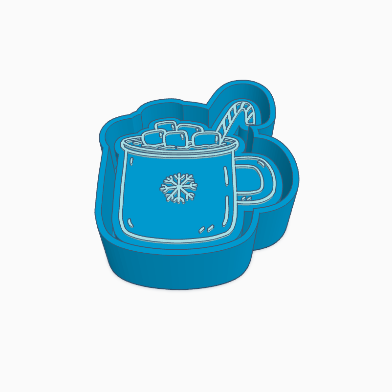 Hot Cocoa Mug Freshie Mold