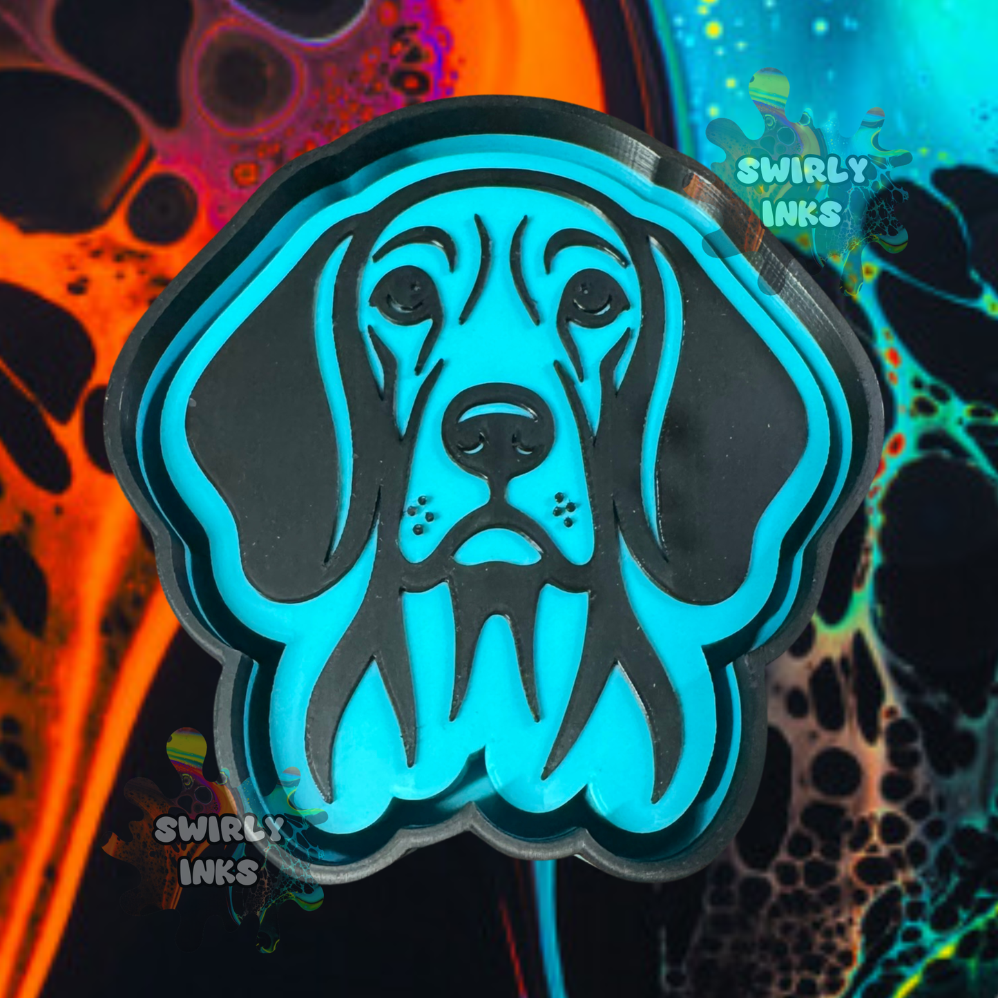 Hound Head Freshie Mold