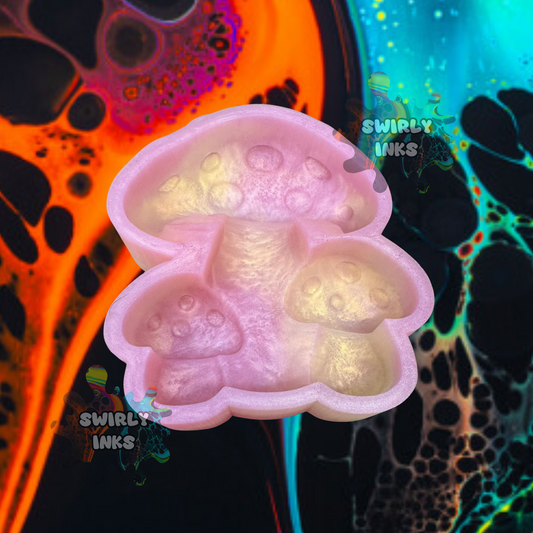 3D Mushrooms Freshie Mold