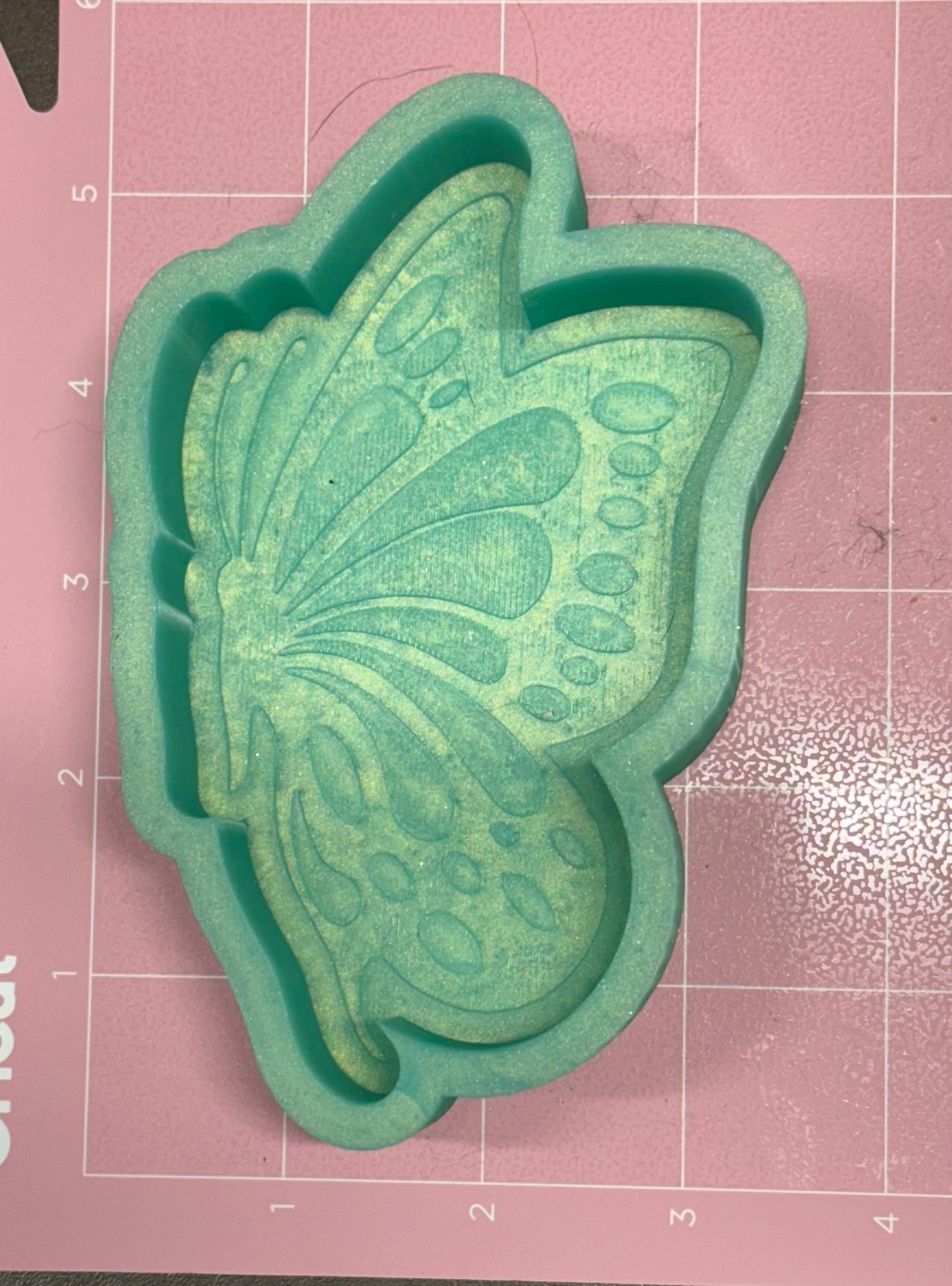 Side Butterfly De-Stash Freshie Mold