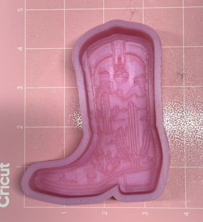 Cactus Cowboy Boot De-Stash Freshie Mold