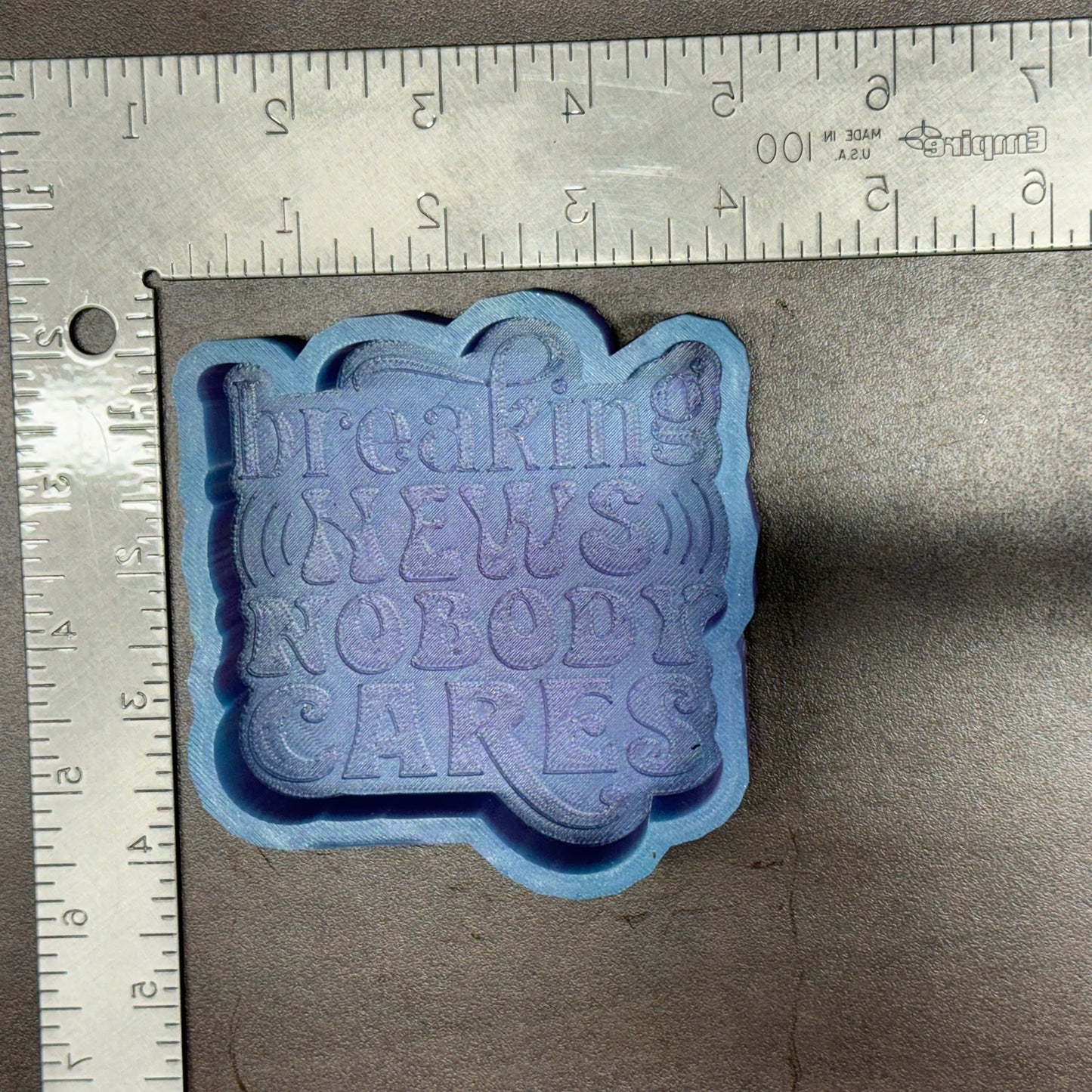 Breaking News Nobody Cares De-Stash Freshie Mold