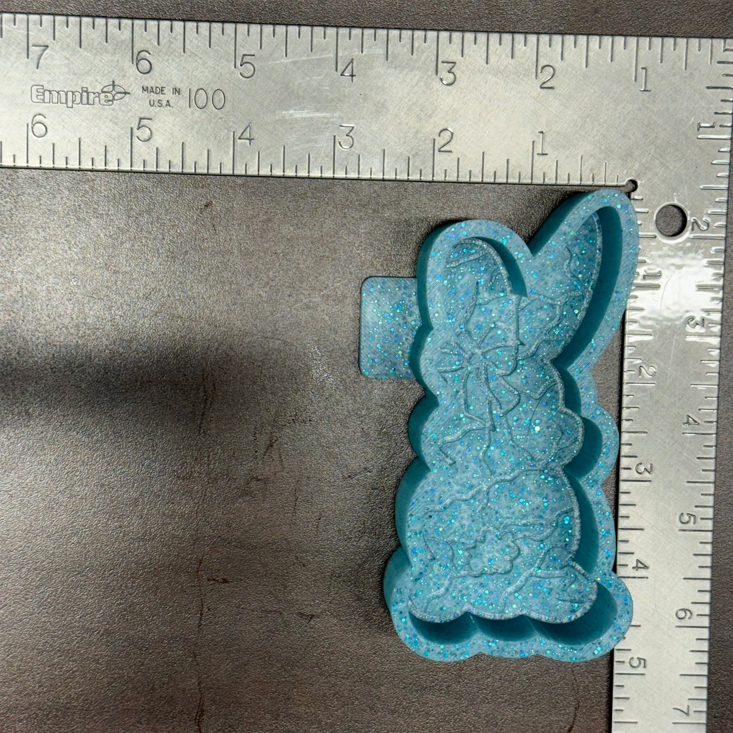 Stainglass Bunny De-Stash Freshie Mold