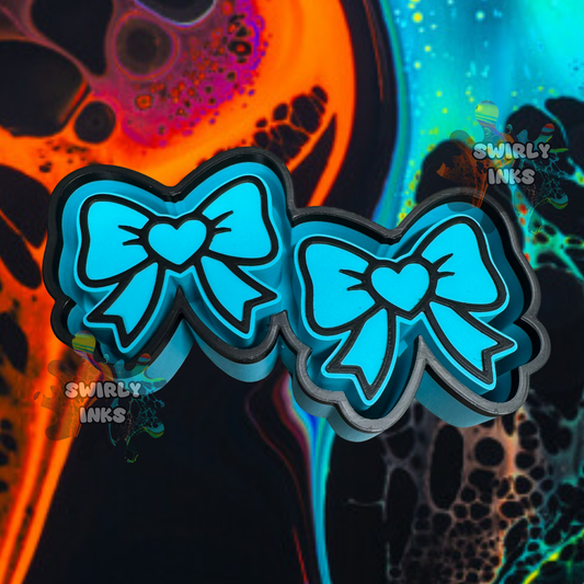 Heart Bow Vent Freshie Mold