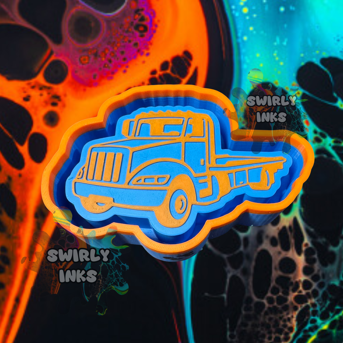 Tow Truck Freshie Mold