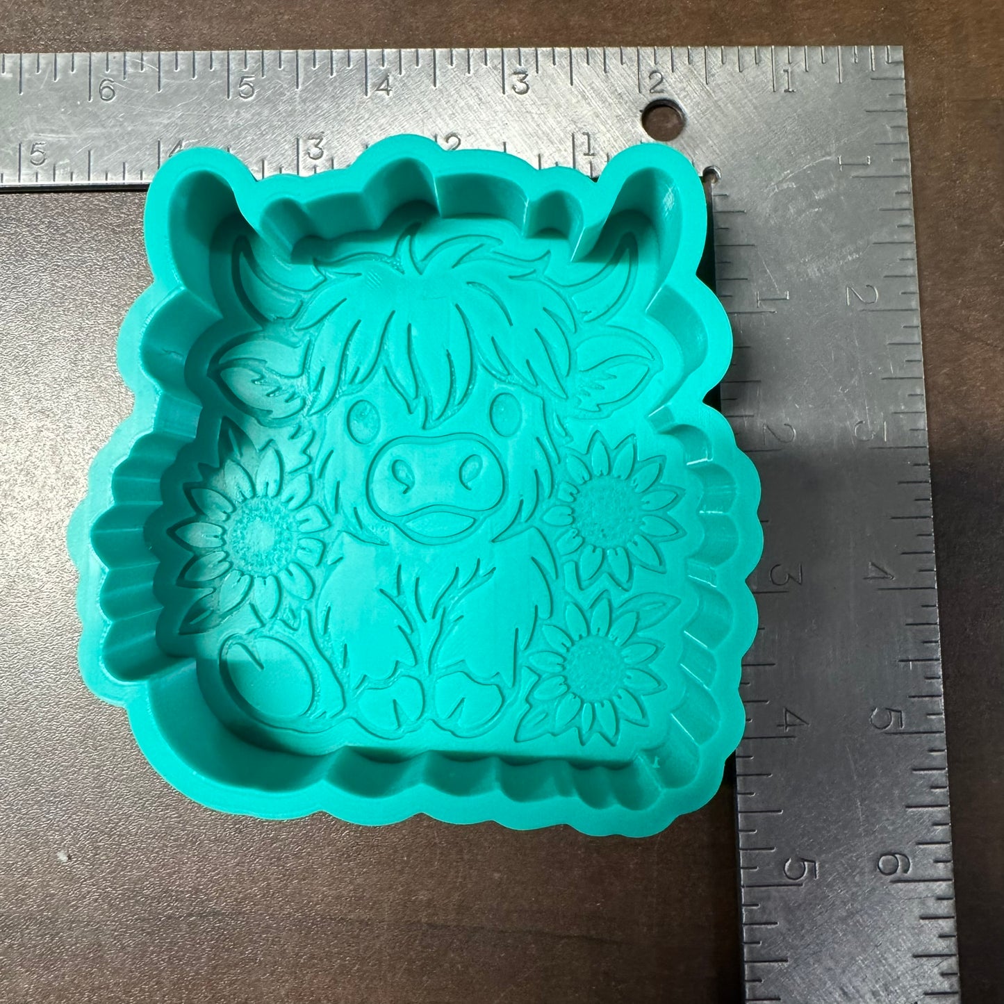 Cow with Sunflowers De-Stash (B Grade) Freshie Mold