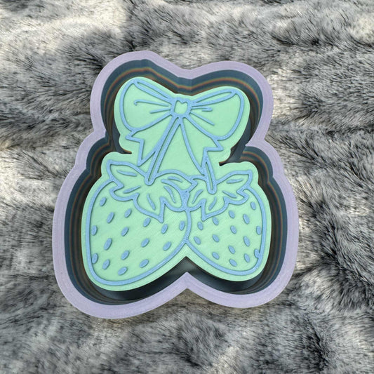 Strawberry Bow Freshie Mold