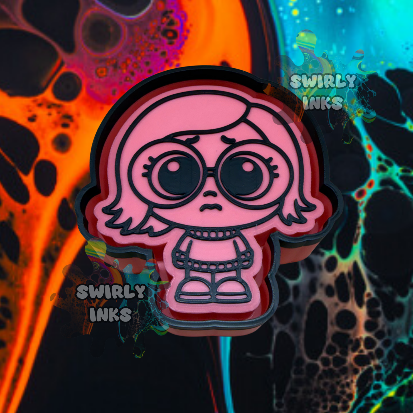 IO Sad Girl Freshie Mold