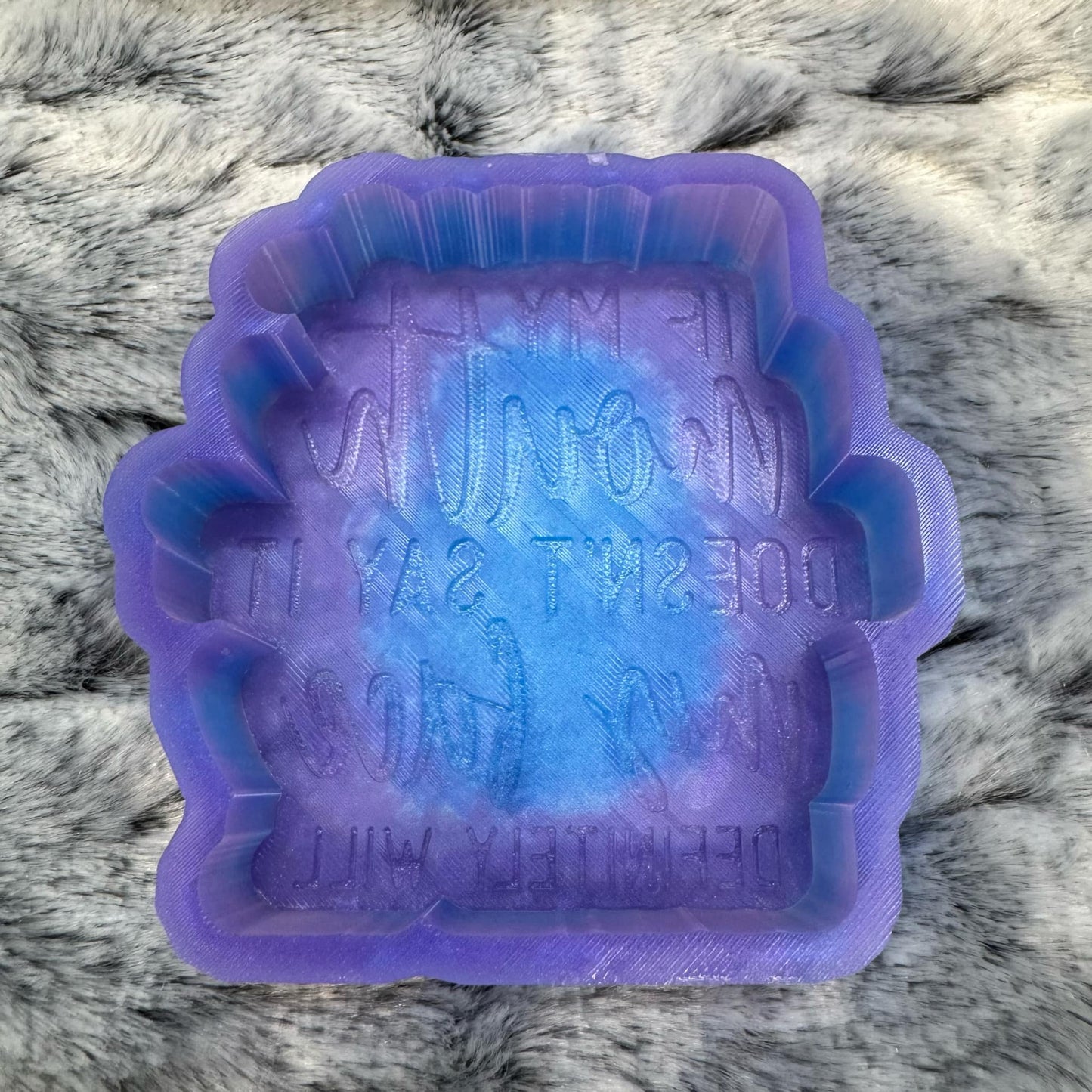 My Face Will Say It Saying Freshie Mold