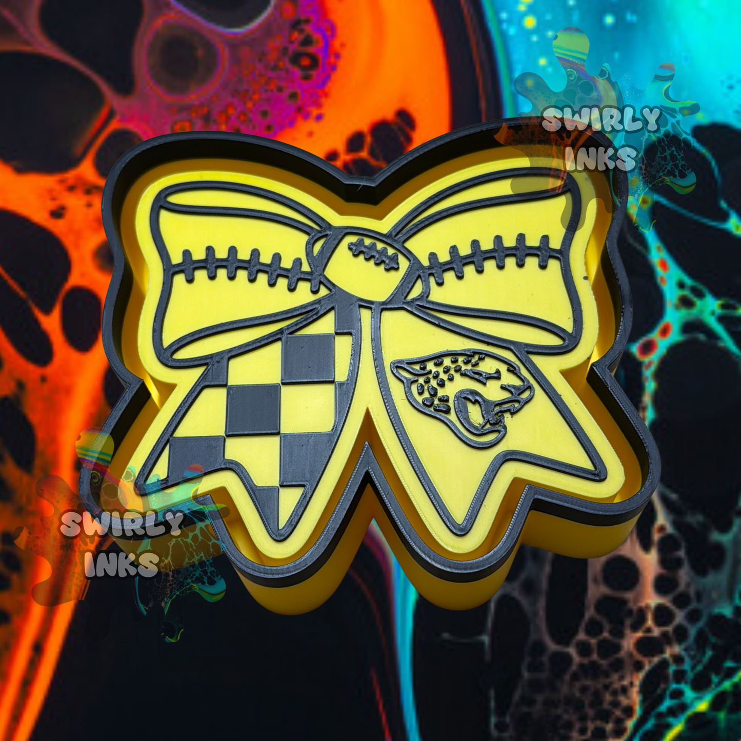 Jax Jaguars Bow Freshie Mold