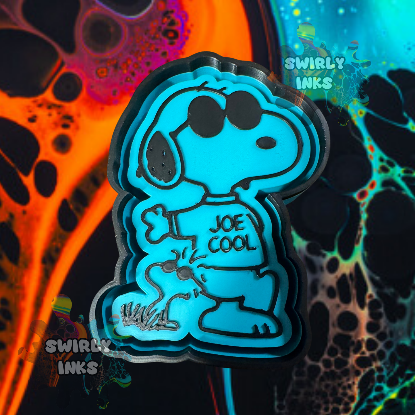 Joe Cool Snoopy Freshie Mold