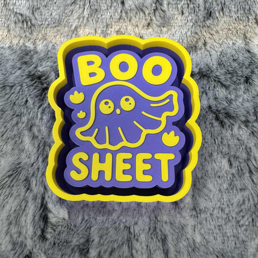Boo Sheet Freshie Mold