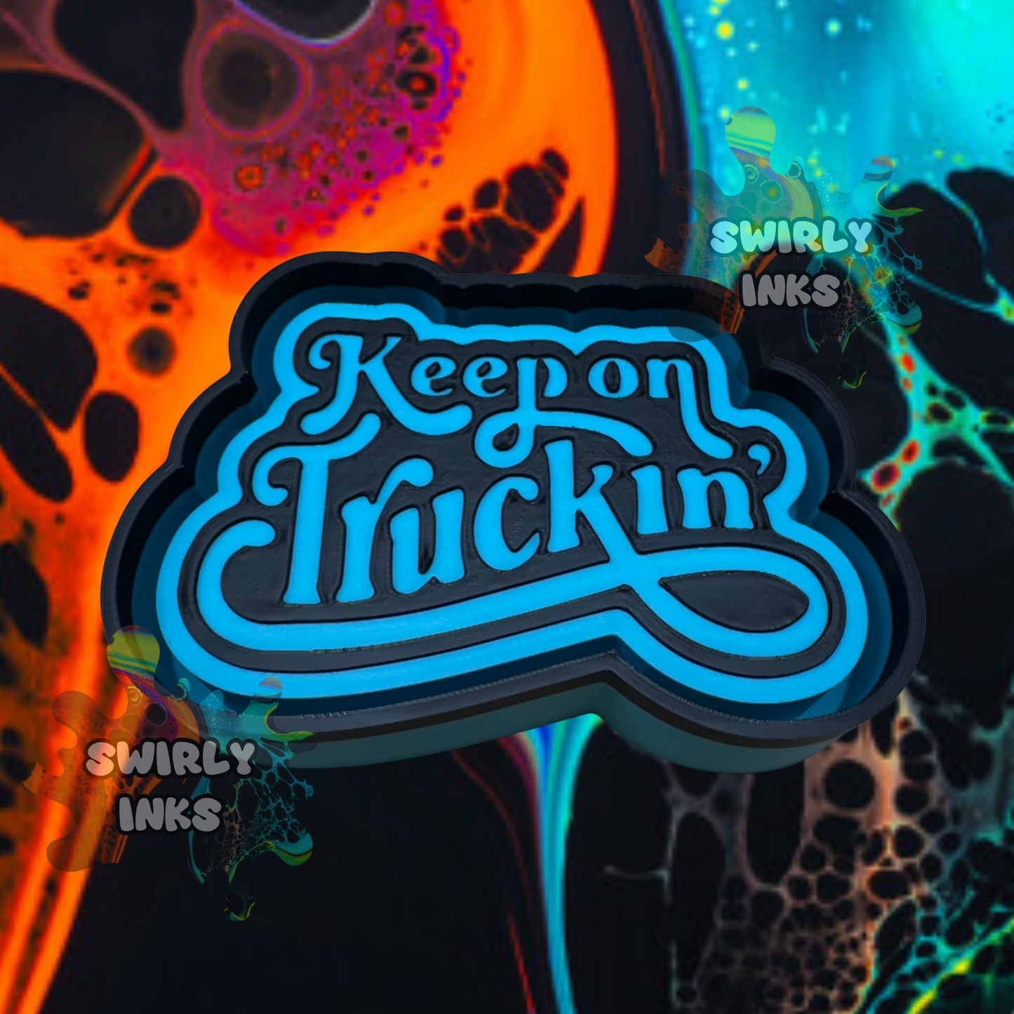 Keep On Truckin' Freshie Mold