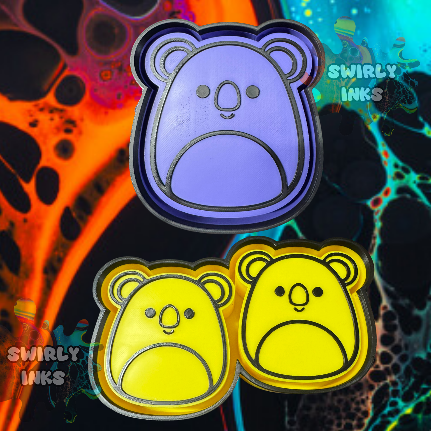 Koala Squishie Set Freshie Mold