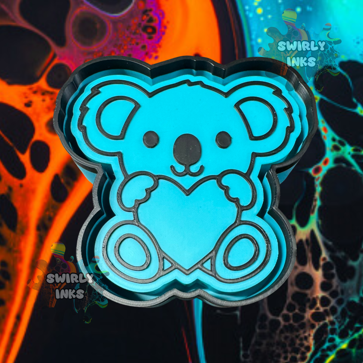Koala with Heart Freshie Mold