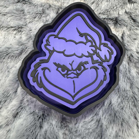 Grinchy Face Freshie Mold