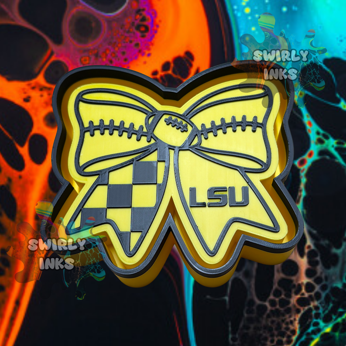 LSU Bow Freshie Mold