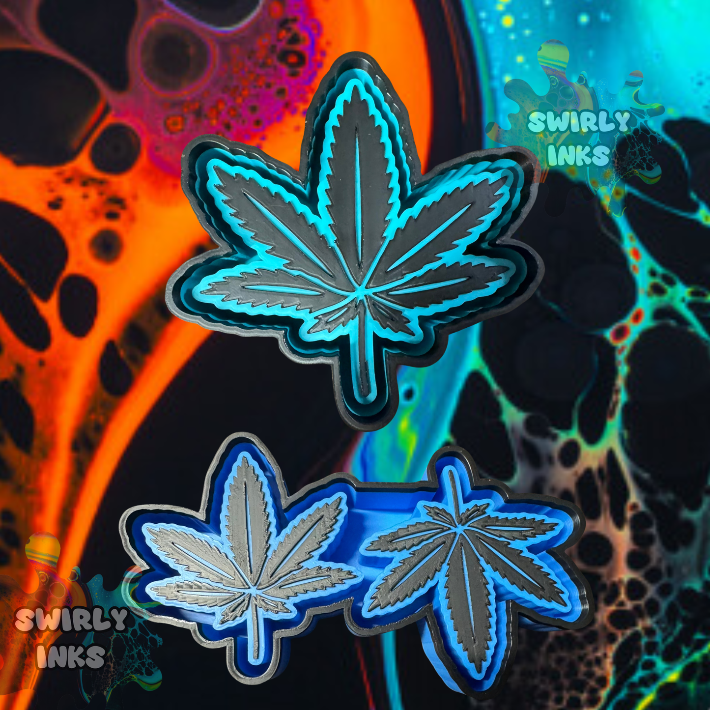 Leaf Set Freshie Mold