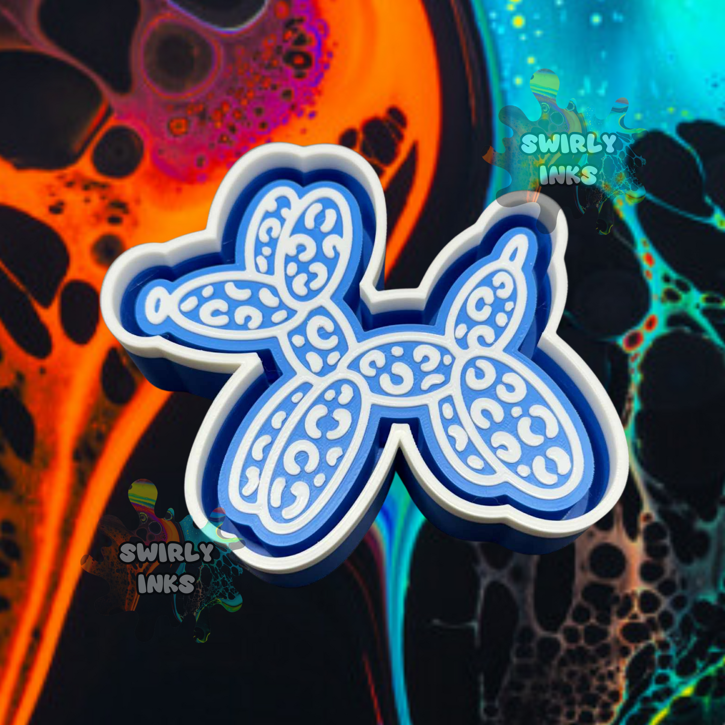 Leopard Print Balloon Dog Freshie Mold