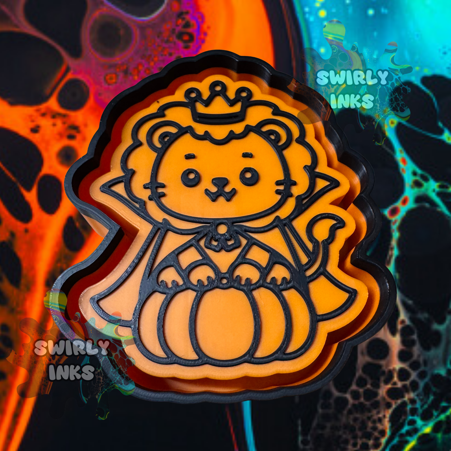 Lion King on Pumpkin Freshie Mold