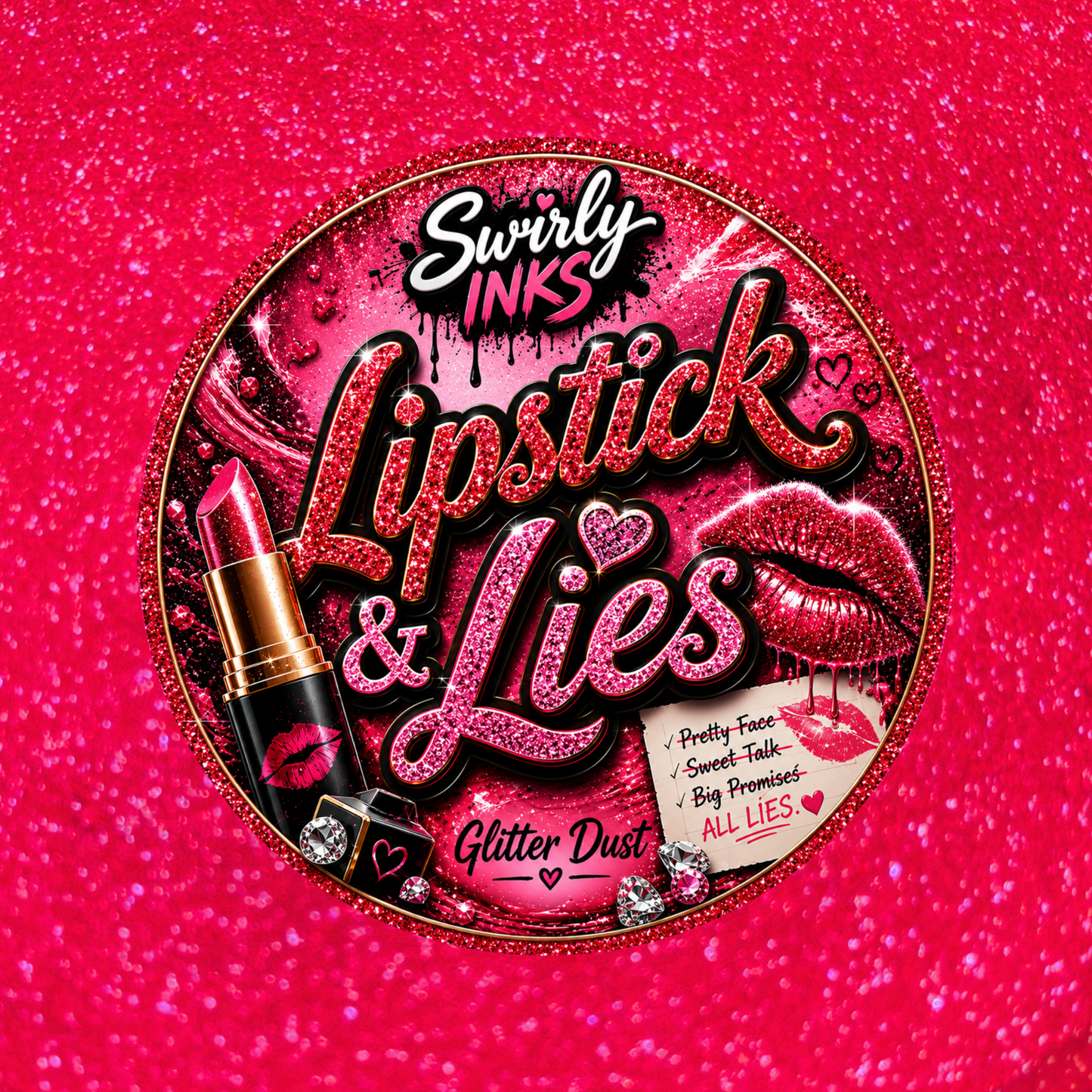 Lipstick and Lies Glitter Dust 1oz