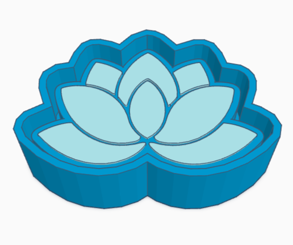 Lotus Freshie Mold